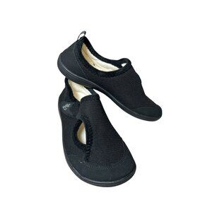 NEW Diabetic Womens Slipper Shoes Black Lelsflt Sz 9 US Adjustable Sz 40 EU